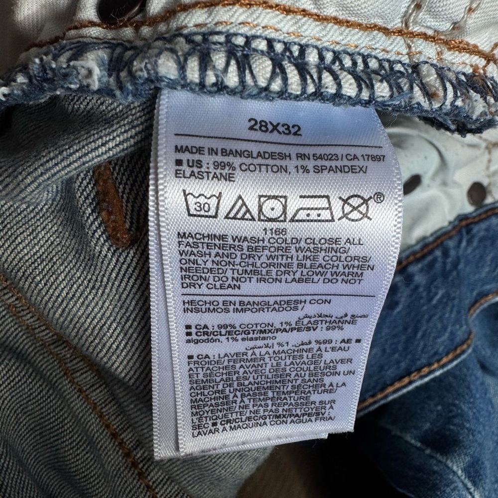 Old Navy Men's Loose Built-In Flex Blue Jeans‎ 28x32 - Picture 8 of 8